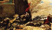 Georges Clairin The Burning of the Tuileries Sweden oil painting artist